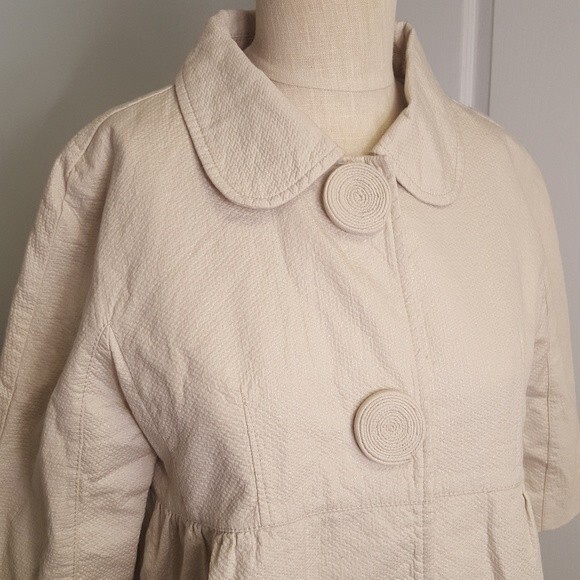 Miss Me Off White Blazer Jacket Baby Doll - Picture 5 of 7